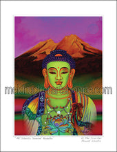 Load image into Gallery viewer, 8.5&quot;x11&quot; Art Paper Print《Mt.Shasta Sunset Buddha》