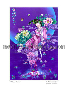 8.5"x11" Art Paper Print《Moon Fairy》